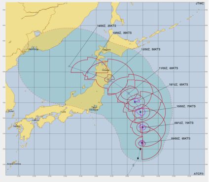 台風5号2024米軍