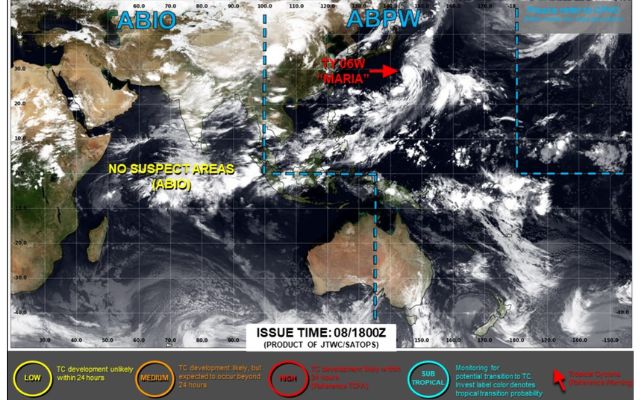 台風5号2024米軍